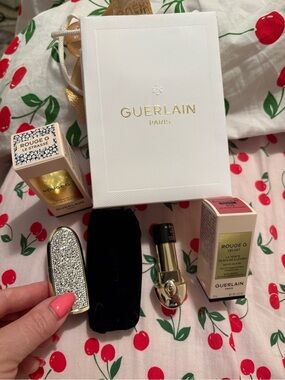 New GUERLAIN Rouge G Case & Lipstick